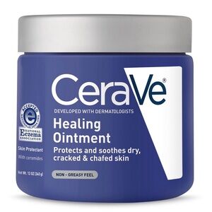 New CeraVe Healing Ointment Skin Protectant, Non Greasy Feel 12 OZ